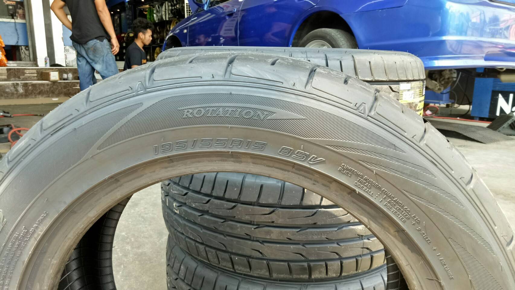 DUNLOP DZ102 195/55R15 ซื้อ2แถม2 บริการ ติดตั้ง ฟรี