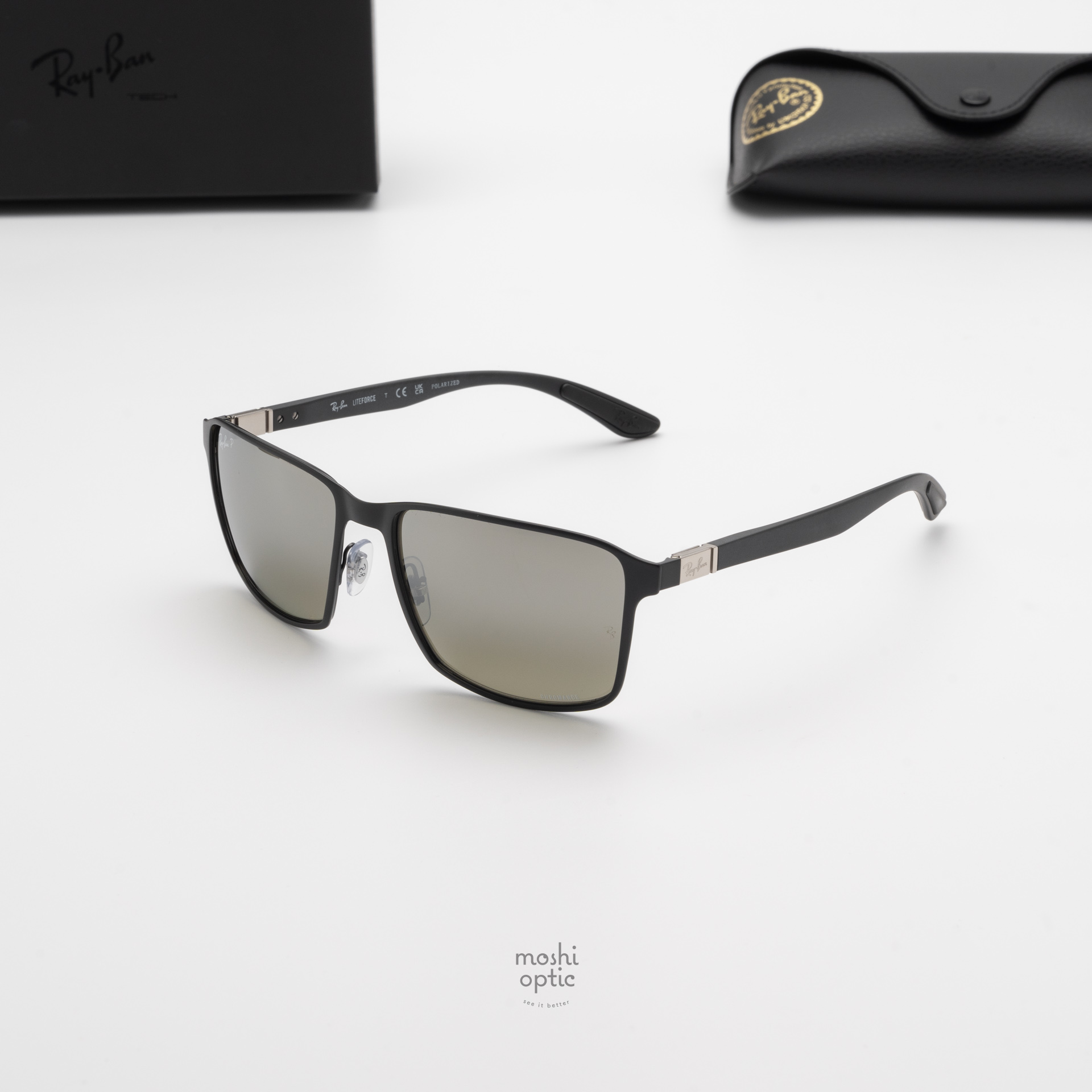 Ray-Ban RB3721CH 186/5J Chromance Black on Black Polarized