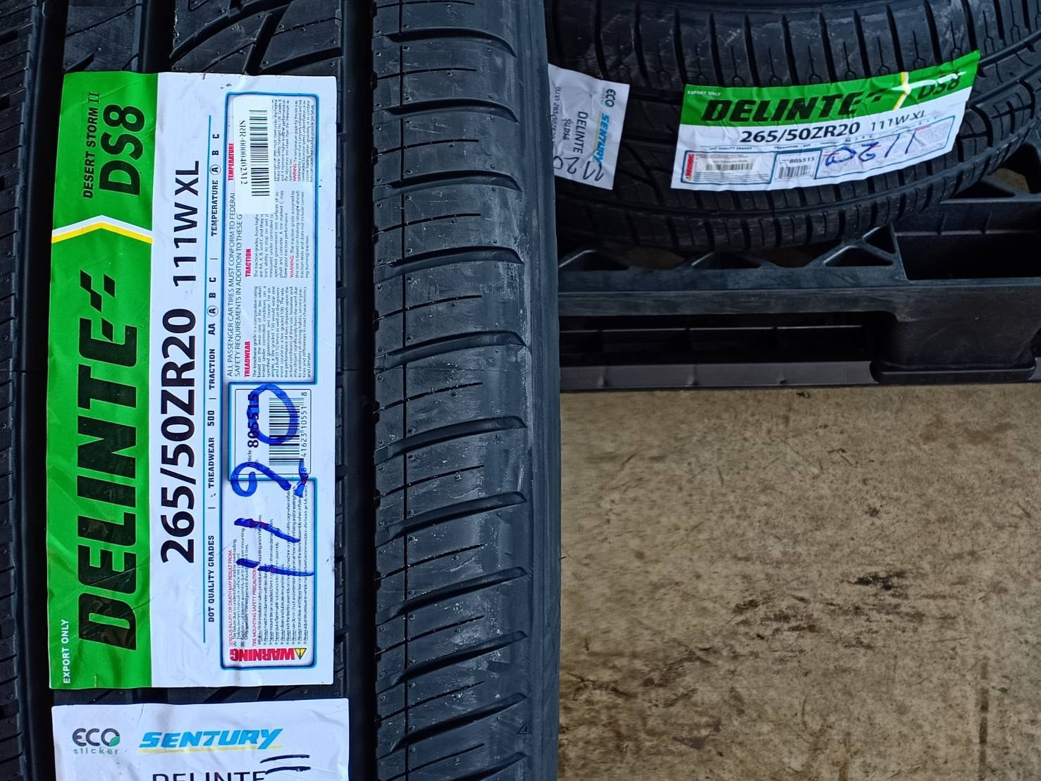 DELINTE DS8 265/50ZR20 111W XL THAILAND