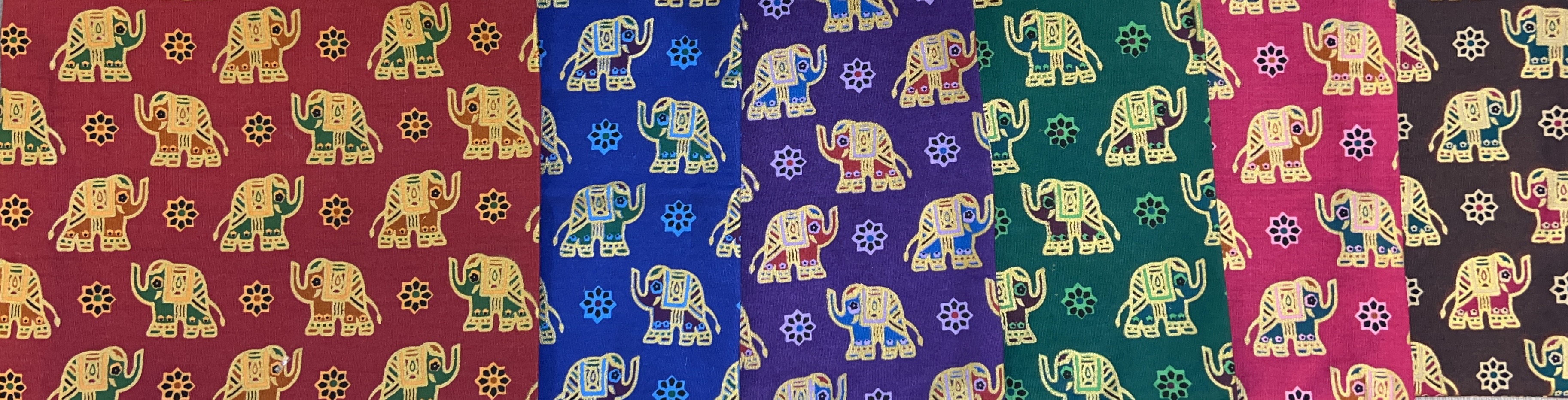 ถุงฟักทอง ฟรุ้งฟริ้ง ลายช้าง สำหรับเก็บเครื่องประดับ กิ๊บเก๋ งานปราณีต ใช้งานได้จริง