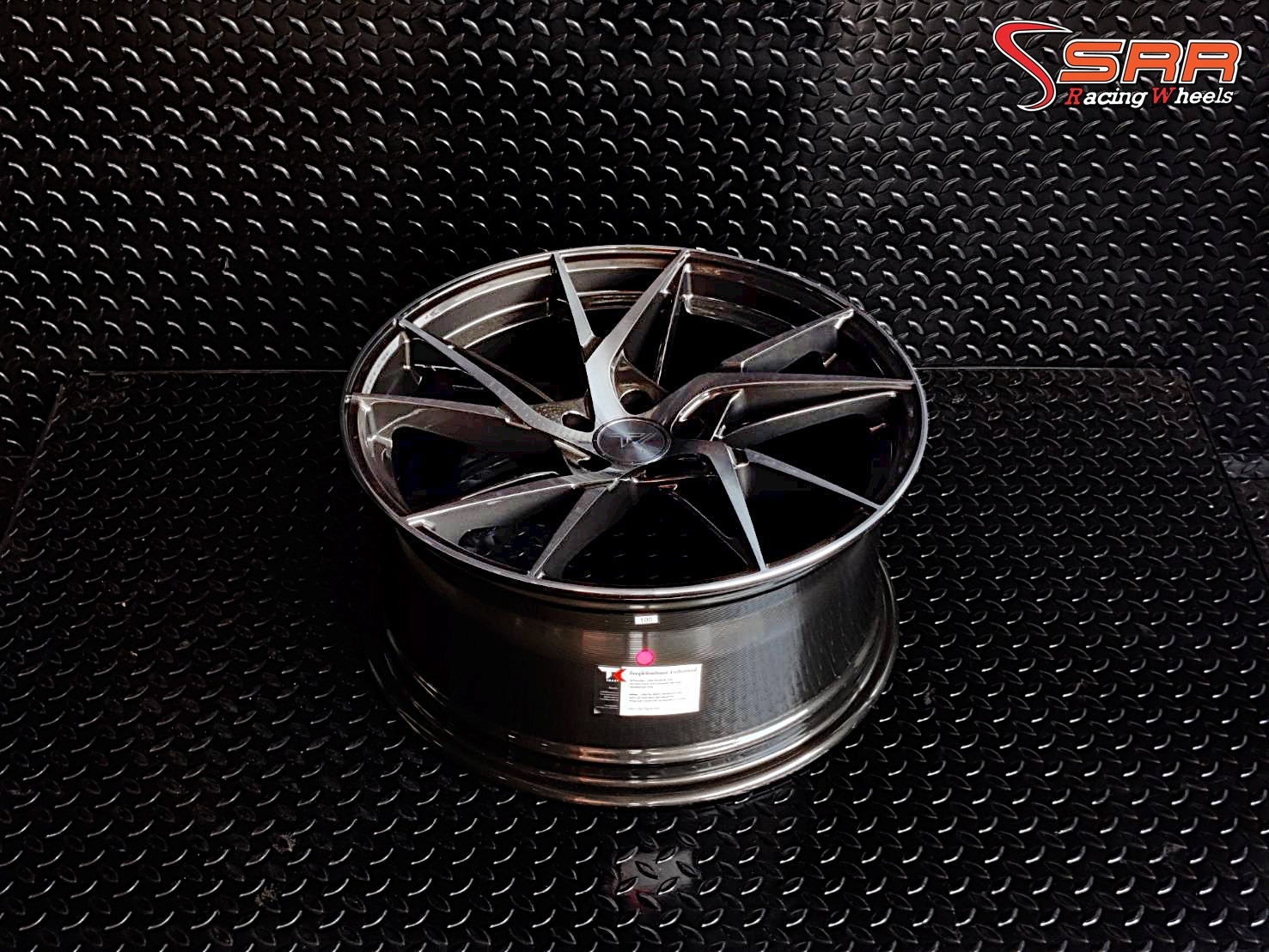 TKF01 18X8.5 5X112-114.3 35 P-BRUSH DGM-CL-BLACK