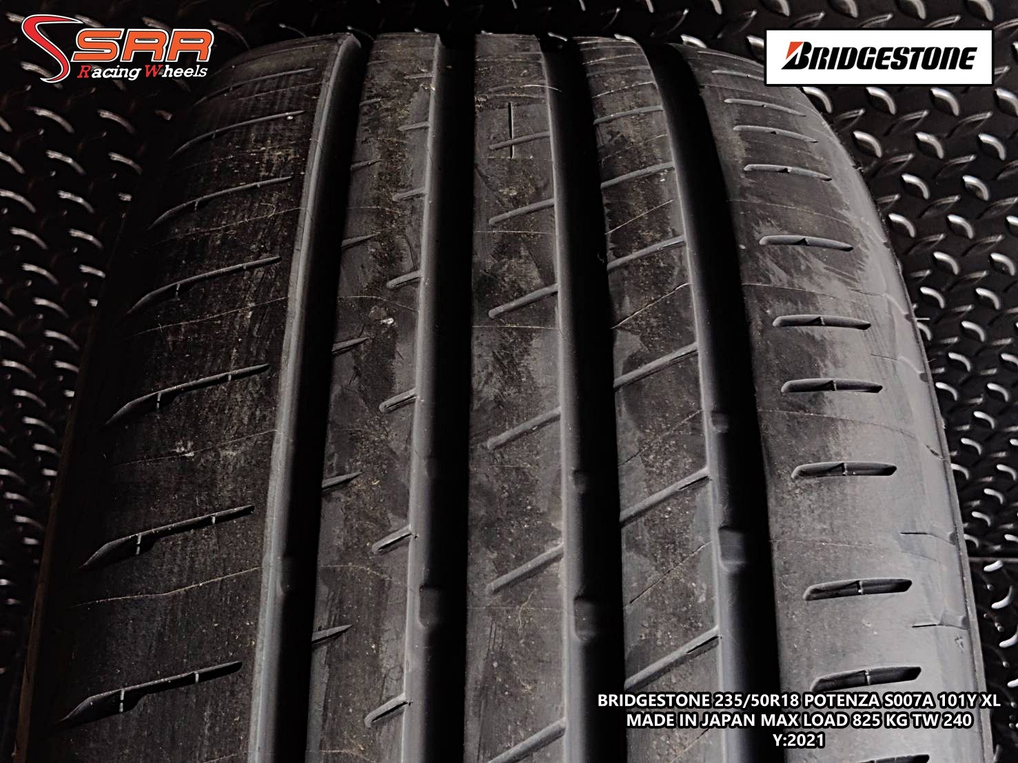 BRIDGESTONE 235/50R18 S007A ปี2021 ราคาถูก