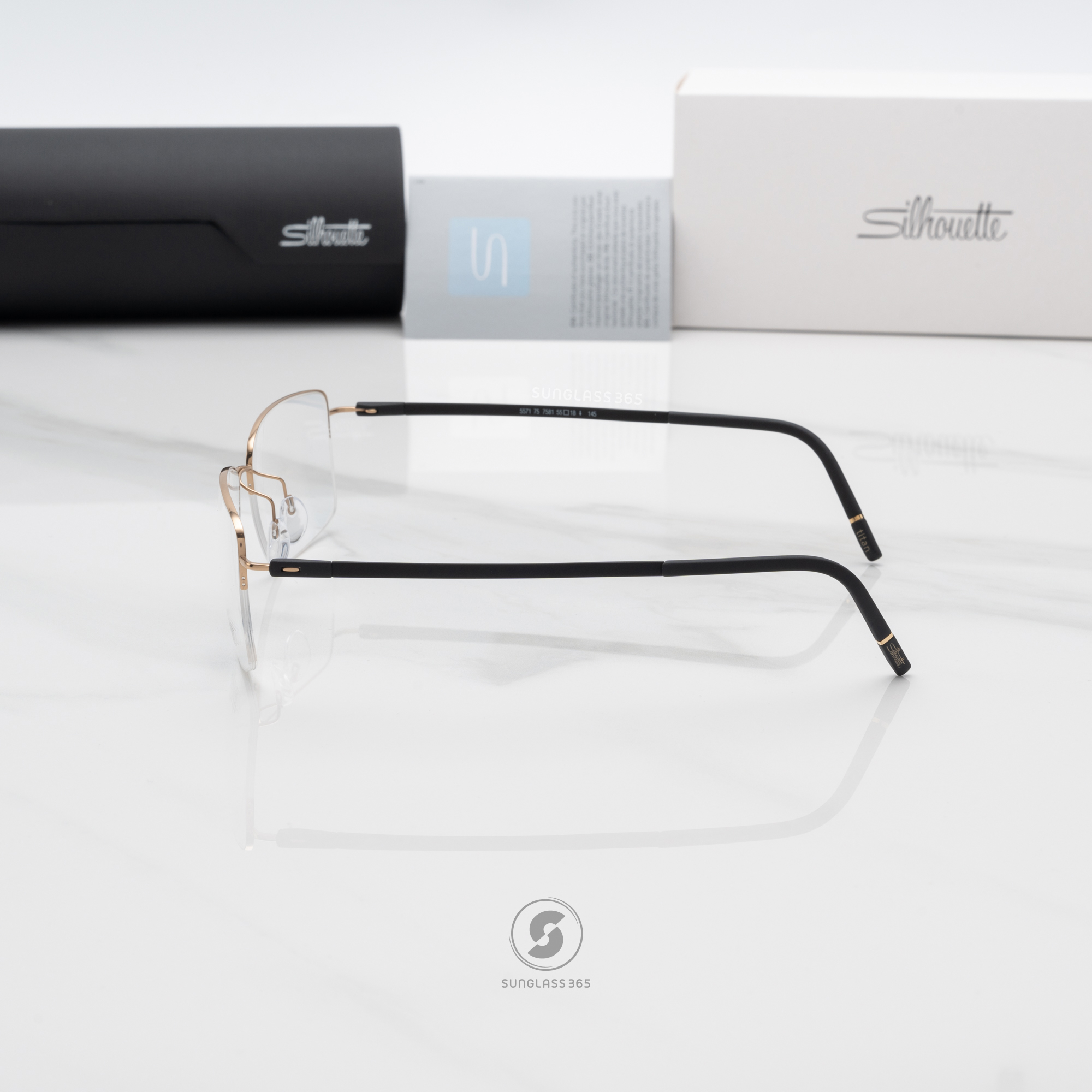 กรอบแว่น Silhouette Dynamic Dawn 5571 7581