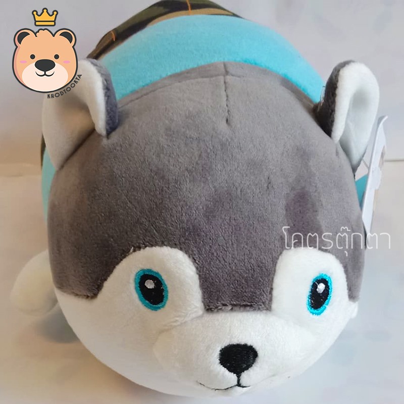 ตุ๊กตาหมาไซบีเรียน ใส่ชุด 14นิ้ว ผ้านุ่มนิ่ม ของแท้ 100%