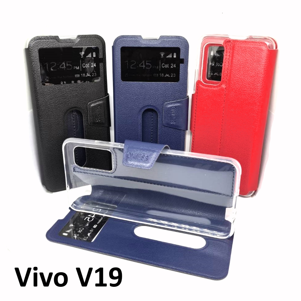 เคสพับ Vivo V19 - เคสฝาพับ โชว์เบอร์ ตั้งได้