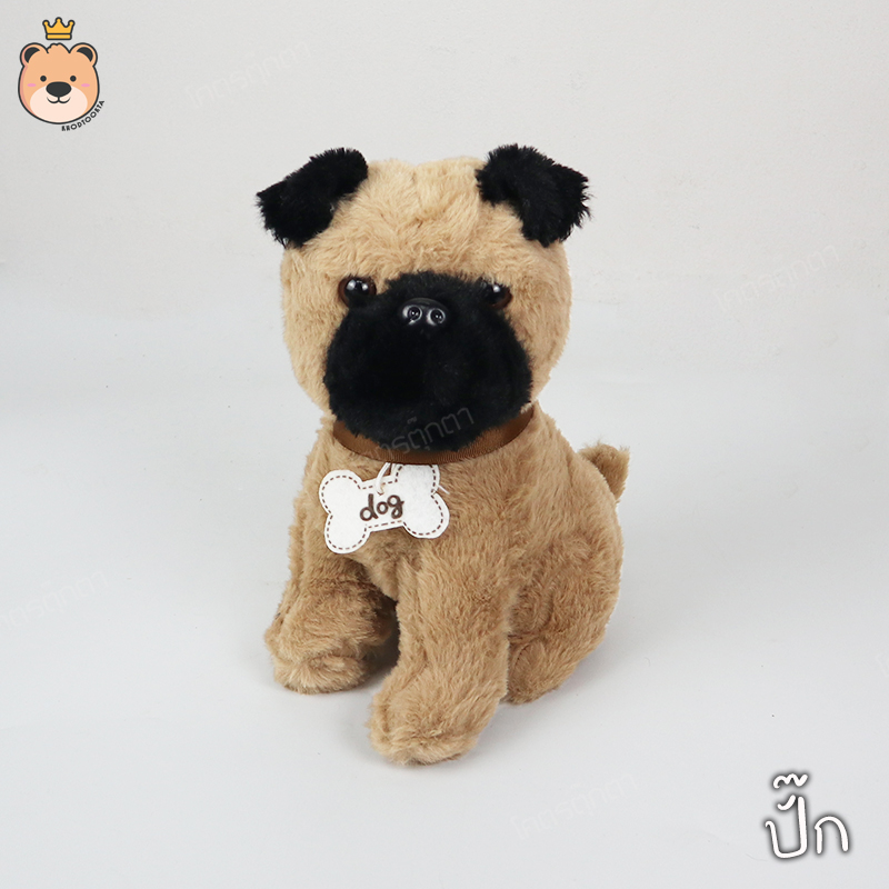 ตุ๊กตาลูกหมานั่ง Size 9นิ้ว โมเดลหมา ตุ๊กตาหมาเหมือนจริง เลือกแบบได้
