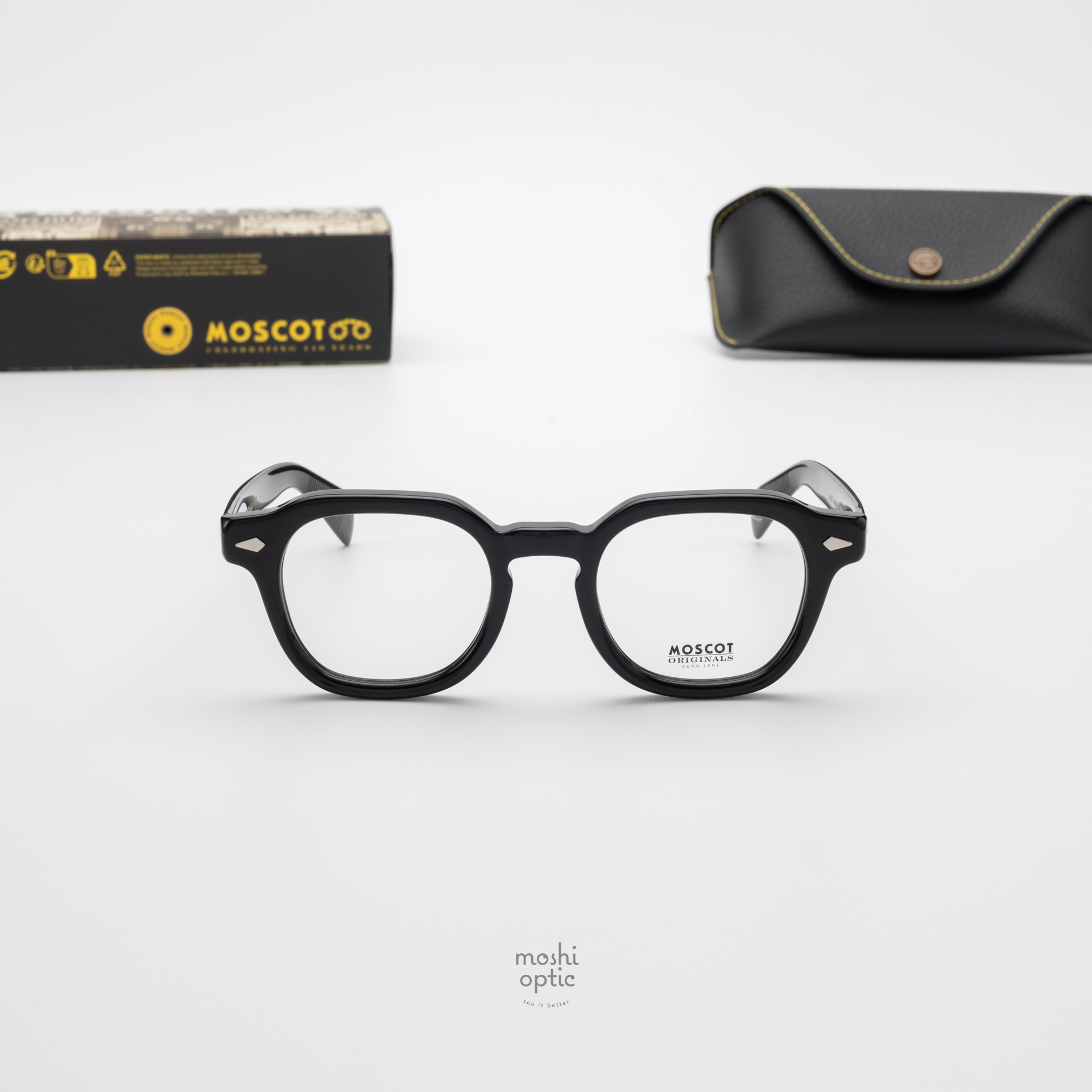 แว่นสายตา Moscot Dolt Black
