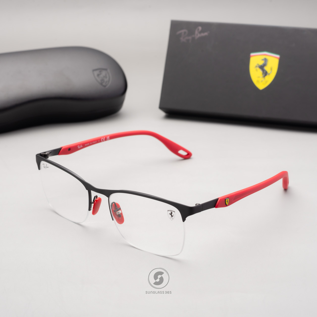 Ray-Ban Ferrari Collection RX8416M F041 Matte Black on Black