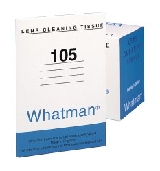 กระดาษเช็ดเลนส์ Lens Cleaning Tissue Paper Booklet Grade 105 Size.10x15cm. (25แผ่น/ซอง), Whatman