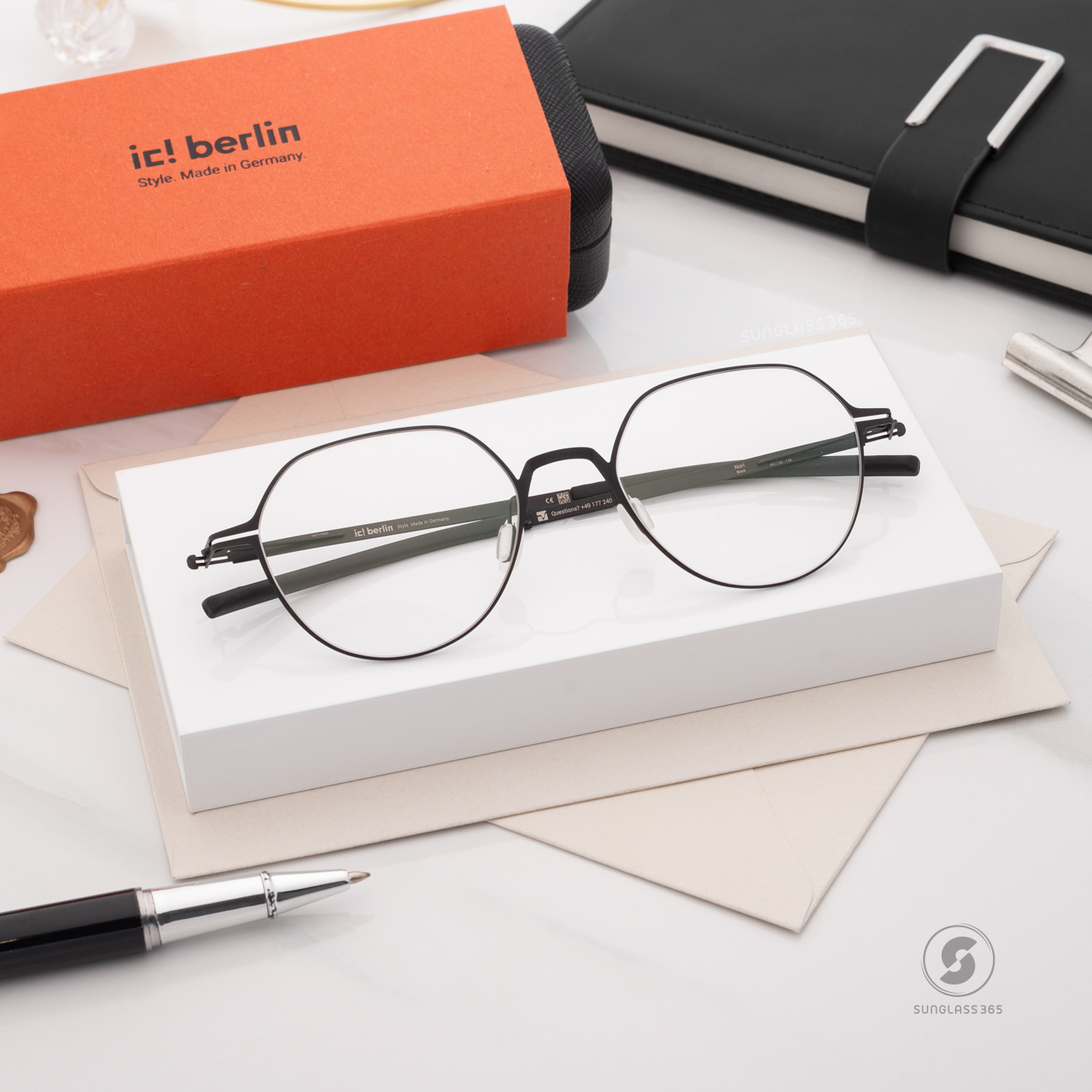 กรอบแว่น IC BERLIN Nori Black