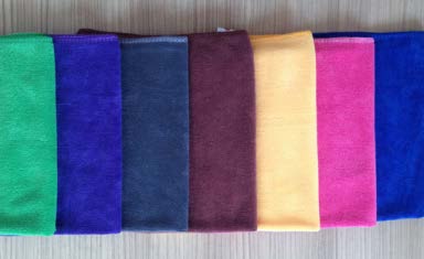 ผ้าไมโครไฟเบอร์ เนื้อ J 300g (เนื้อฟูแน่น,หนา) ขนาด 40x40 cm