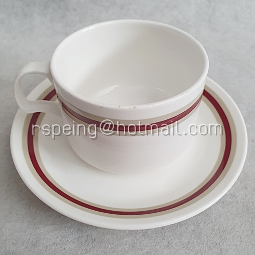 ชุดแก้วชากาแฟ และจานรองแก้ว Royal Doulton สายการบิน Northwest Airlines ชุดที่ 1