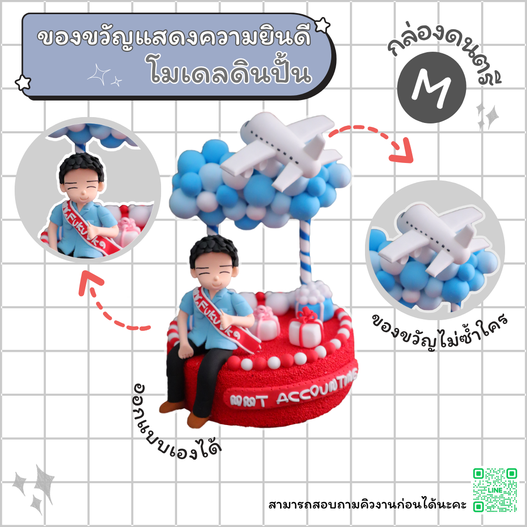ของขวัญ Congratulation โมเดลดินปั้น ของวัญพิเศษไม่เหมือนใคร