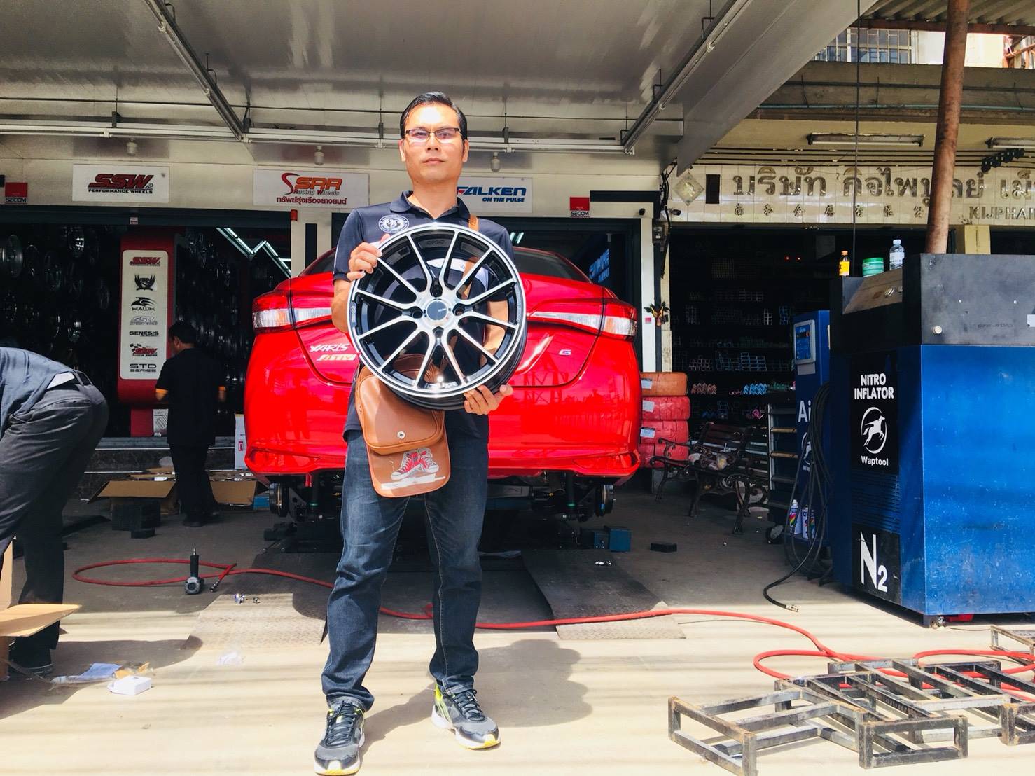 ล้อแท้ ENKEI TUNING SC48 ขอบ 15 ใส่ เก๋ง ราคาถูก