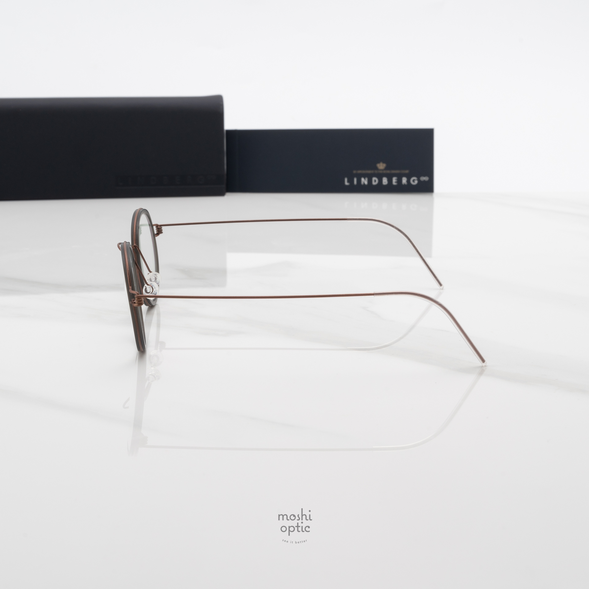 แว่นสายตา Lindberg Air Titanium Rim 087 1505L Lex U12