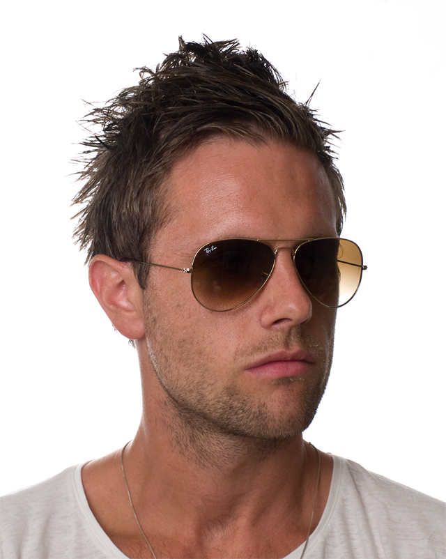 RayBan RB3025 001/51 Aviator Brown Gradient Gold Frame