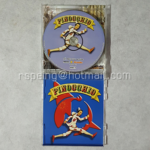 VCD ภาพยนตร์ Pinocchio : พิน็อคคิโอ คนไม้ผจญภัย