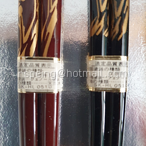 ชุดตะเกียบไม้ญุี่ปุ่น 2 คู่ ลายดอกซากุระ พร้อมกล่อง