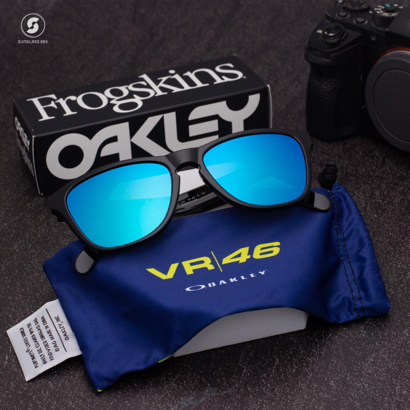 Oakley OJ9006-13 MotoGP Collection Polished Black Prizm Sapphire