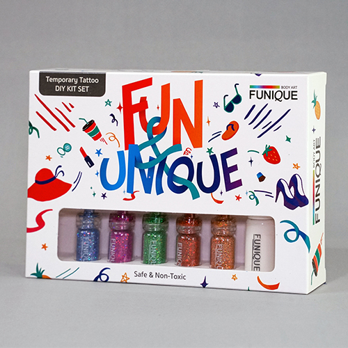 ชุดเพ้นท์กลิตเตอร์แทททู เพ้นท์หน้า เพ้นท์ตัว glitter tattoo FA503