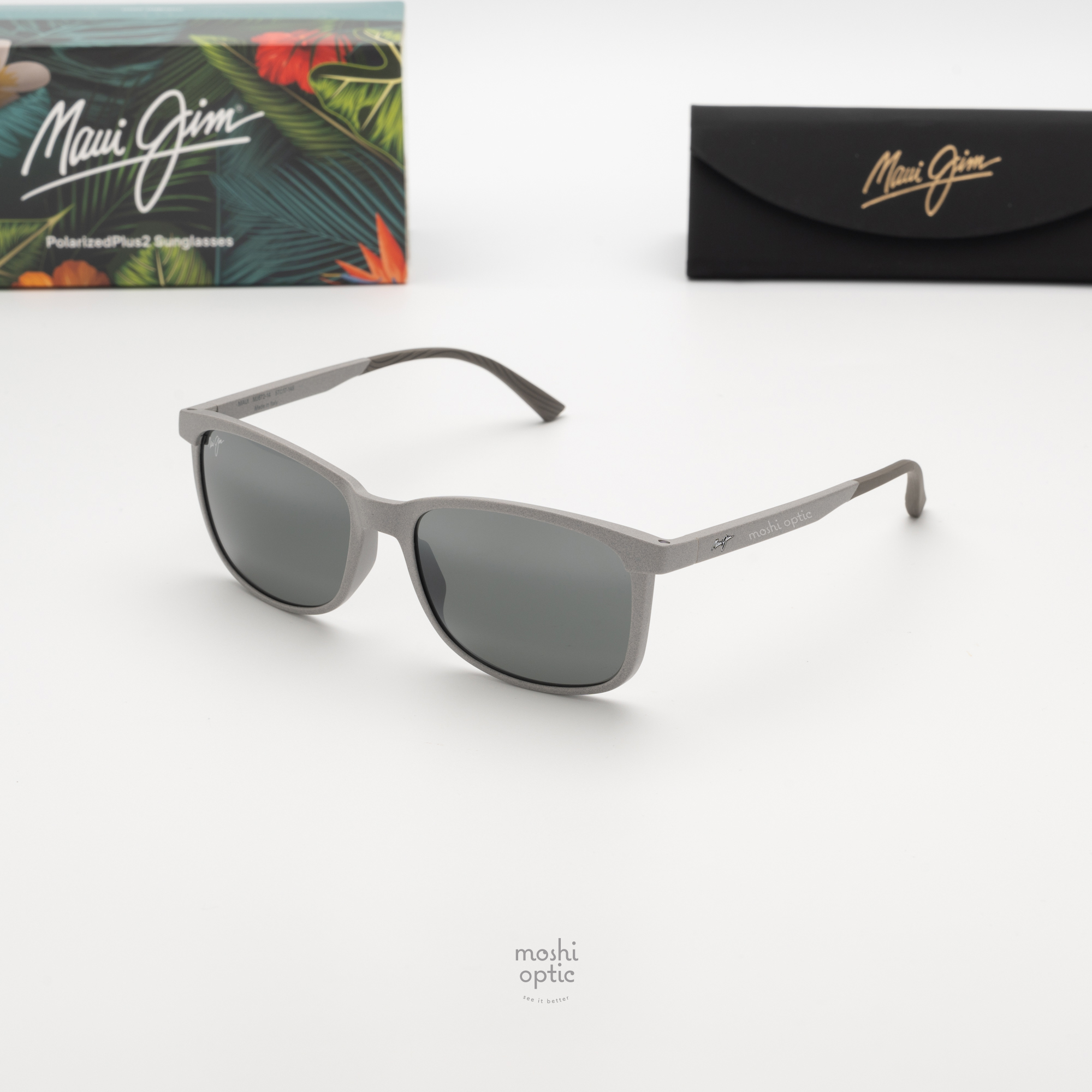 แว่นกันแดด Maui Hulili MJ 672 14 Neutral Grey Maui Pure