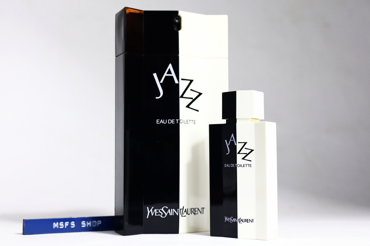 [Vintage] 🌟 Yves Saint Laurent JAZZ EDT 100ml + 10ml ชุดขวดน้ำหอมเปล่า - น้ำหอม Vintage
