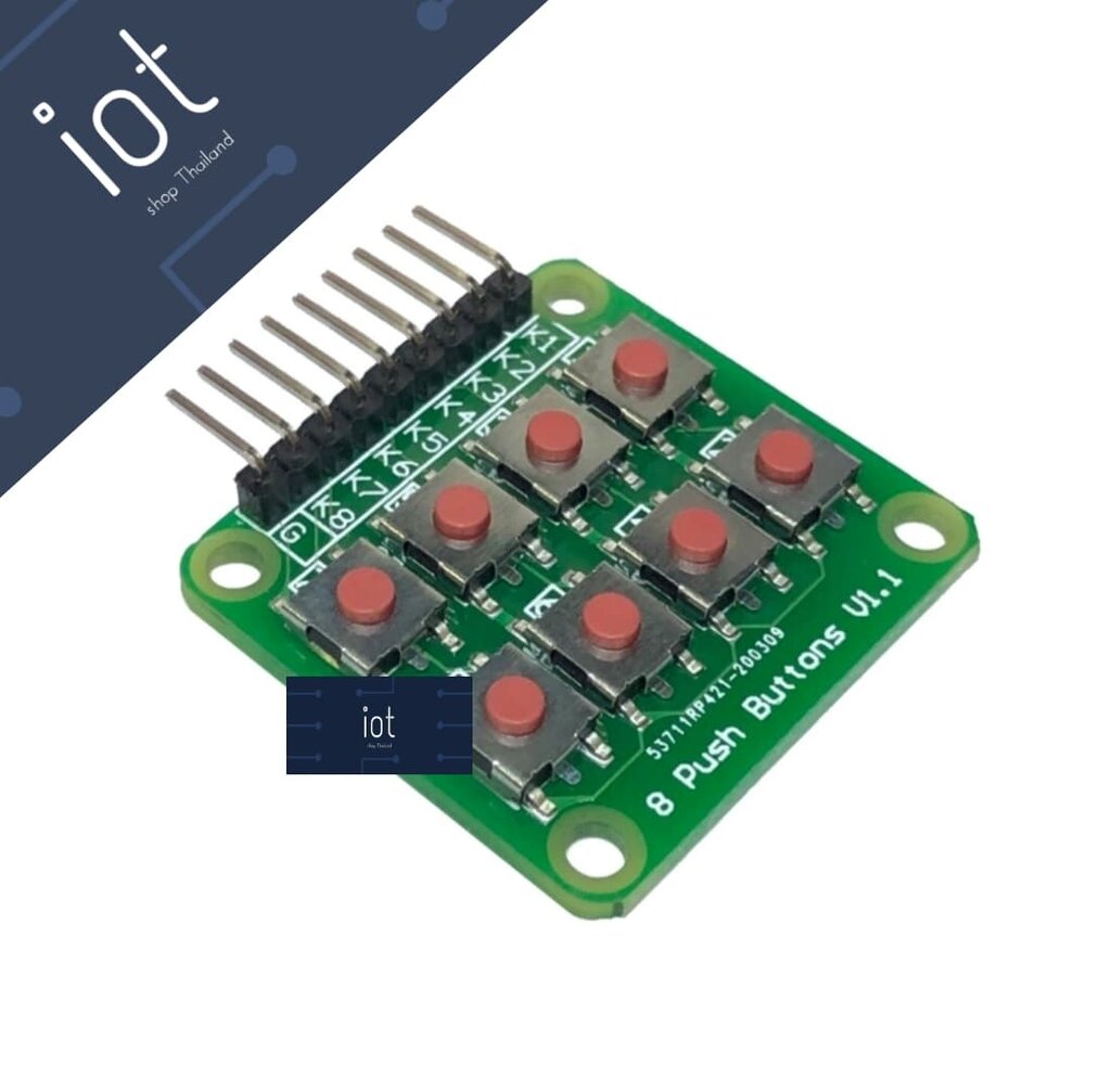 2x4 Keyboard Keypad Module โมดูลสวิตช์ 8 ปุ่ม