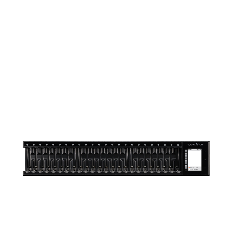SOUNDVISION DSC-24 เครื่องชาร์จแบตเตอรี่อัจฉริยะ แบบดิจิตอล 24 ช่อง