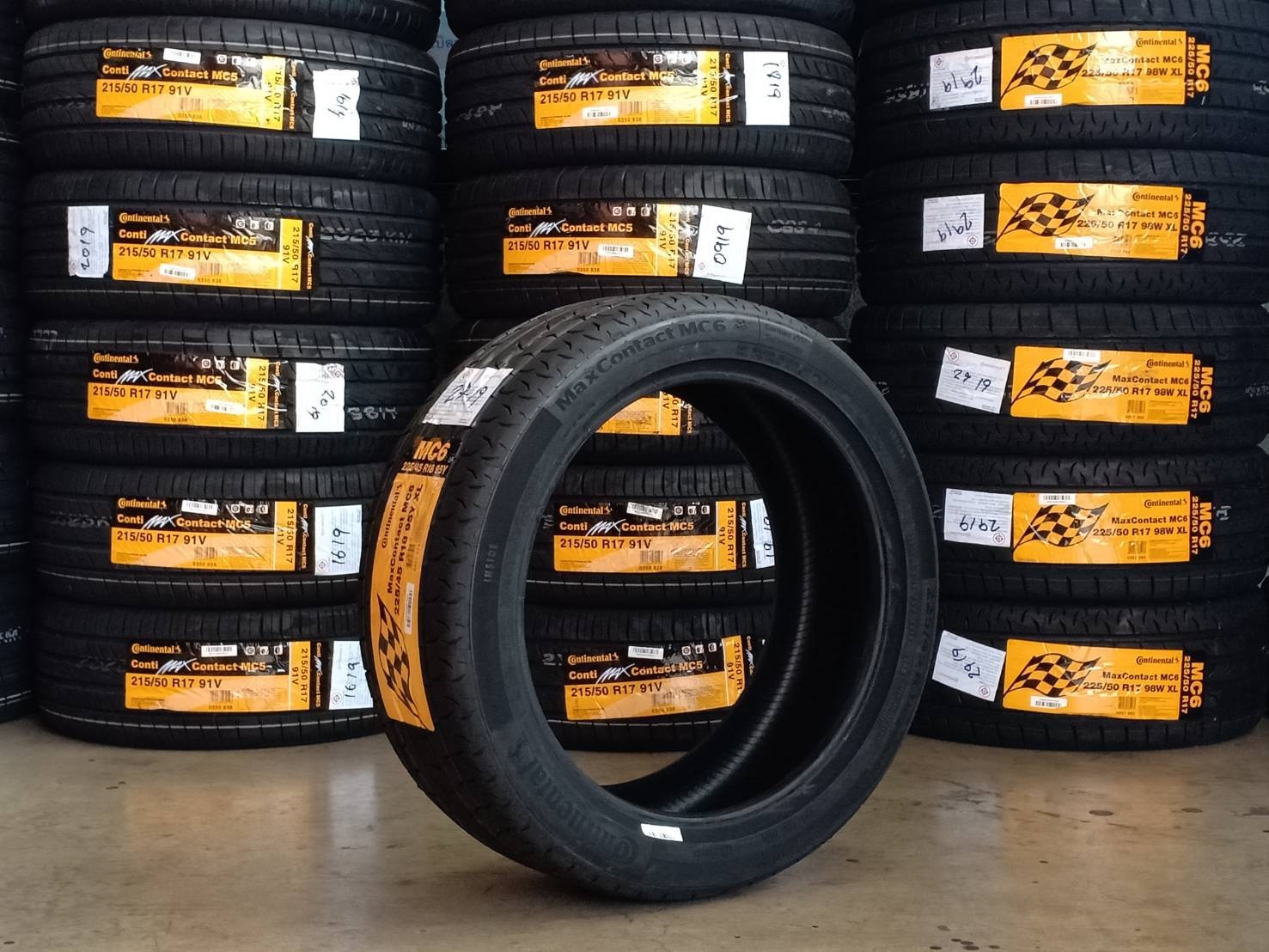 CONTINENTAL MC6 225/45-18 ปี19 มาใหม่ ราคาถูกกว่าเดิม