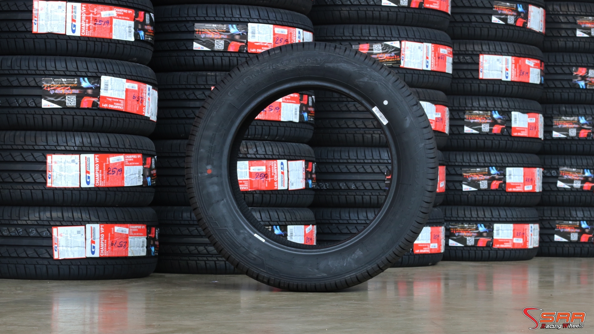 GT RADAIL VP1 205/55-16 ปี19 ราคาถูก