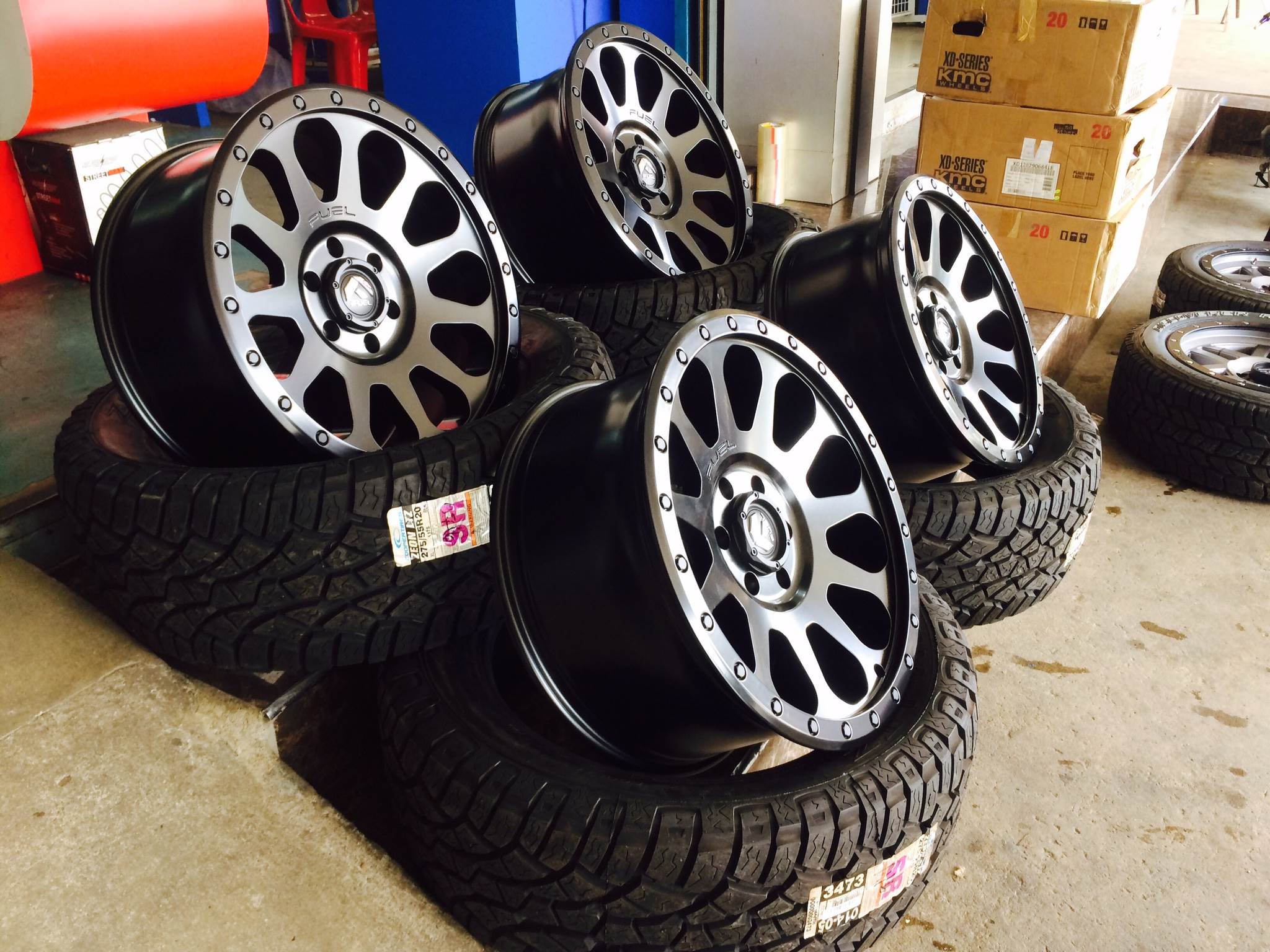 ล้อแท้ FUEL VECTOR D579 ขอบ20