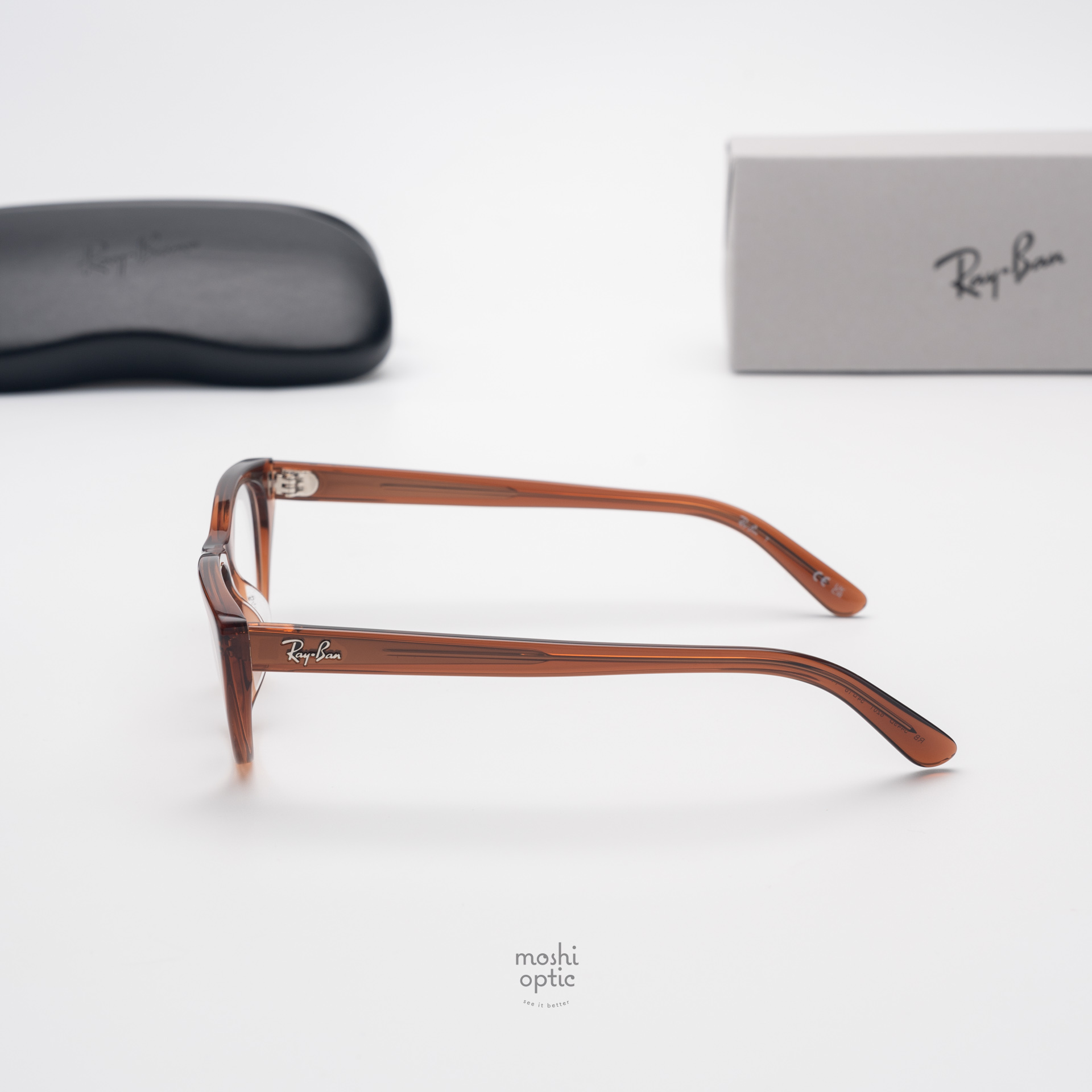 Ray-Ban RX5449D 8201 Transparent Brown