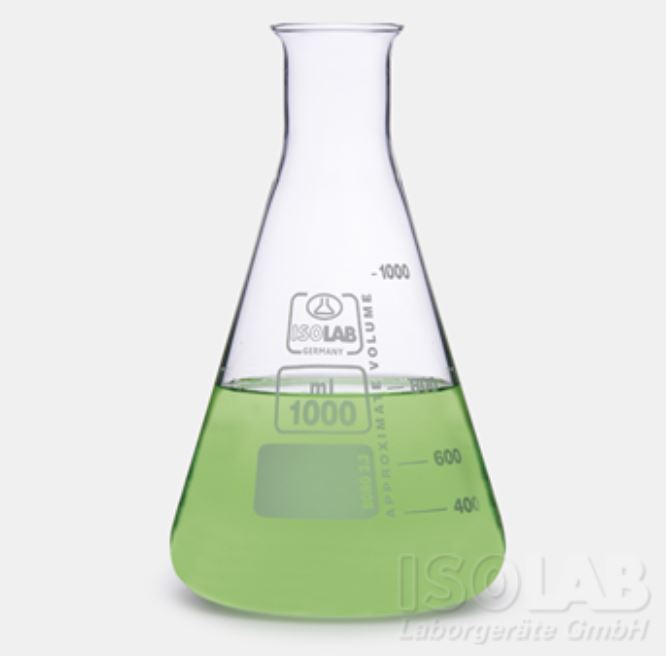ขวดรูปชมพู่ Erlenmeyer flask, ISOLAB