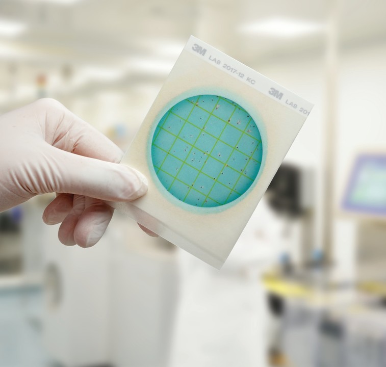 LAB แผ่นเพลทอาหารเลี้ยงเชื้อสำเร็จรูป สำหรับทดสอบเชื้อแบคทีเรียผลิตกรดแลคติก 3M™ Petrifilm™