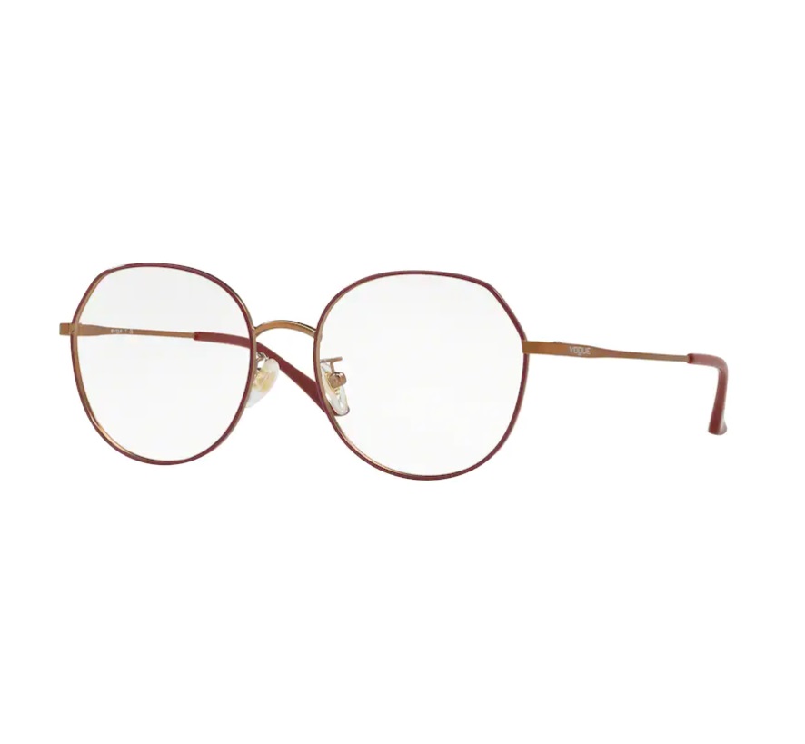 Vogue VO4114D 5089 Matte Rose Gold/Bordeaux