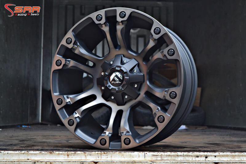 ล้อแท้ FUEL VAPOR 20พร้อมยาง BF KO2 275/55-20 ชุด 79900 ปกติ 120000 บาท