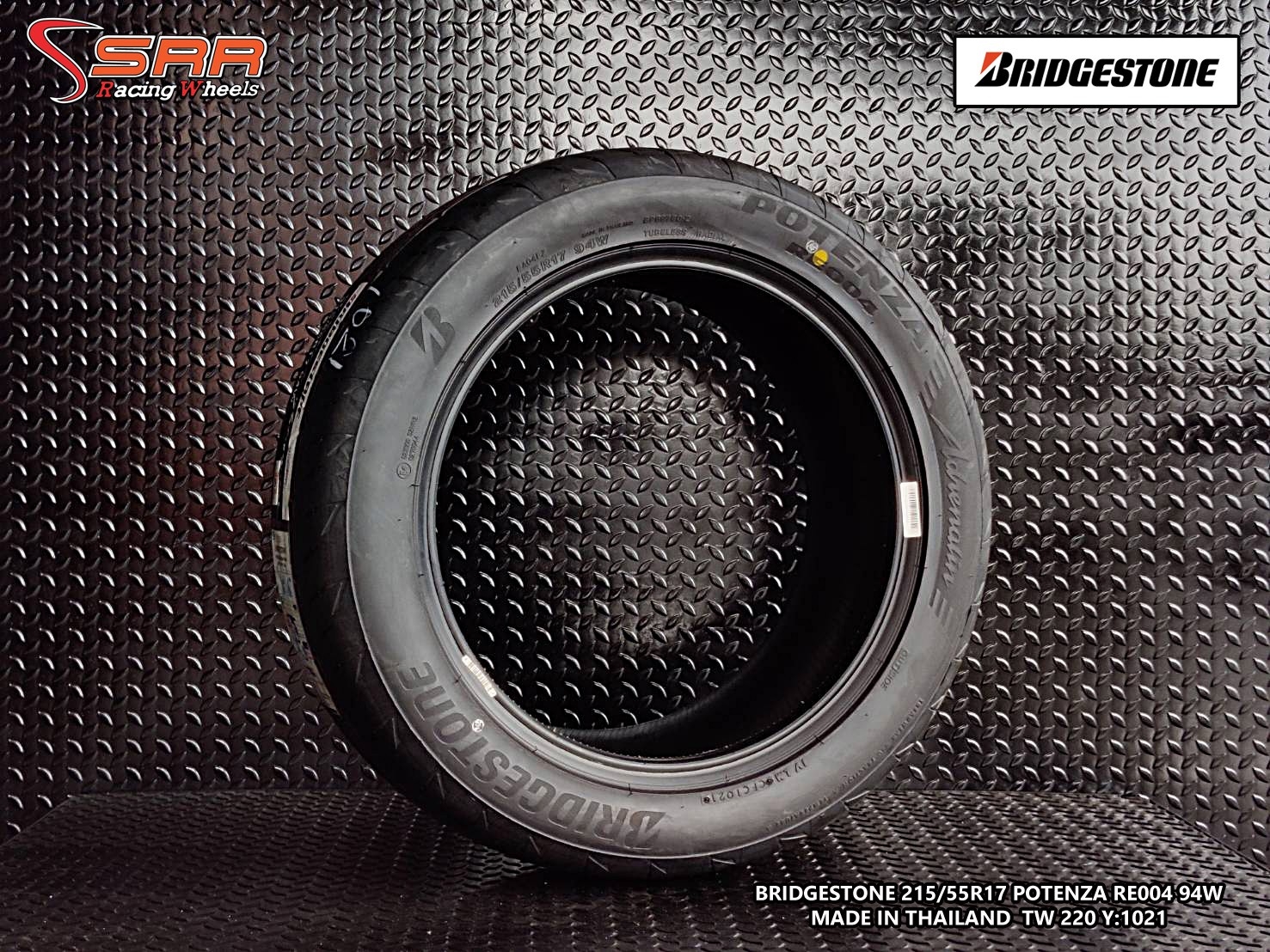 BRIDGESTONE 215/55R17 POTENZA RE004 ปี2021 ราคาถูก