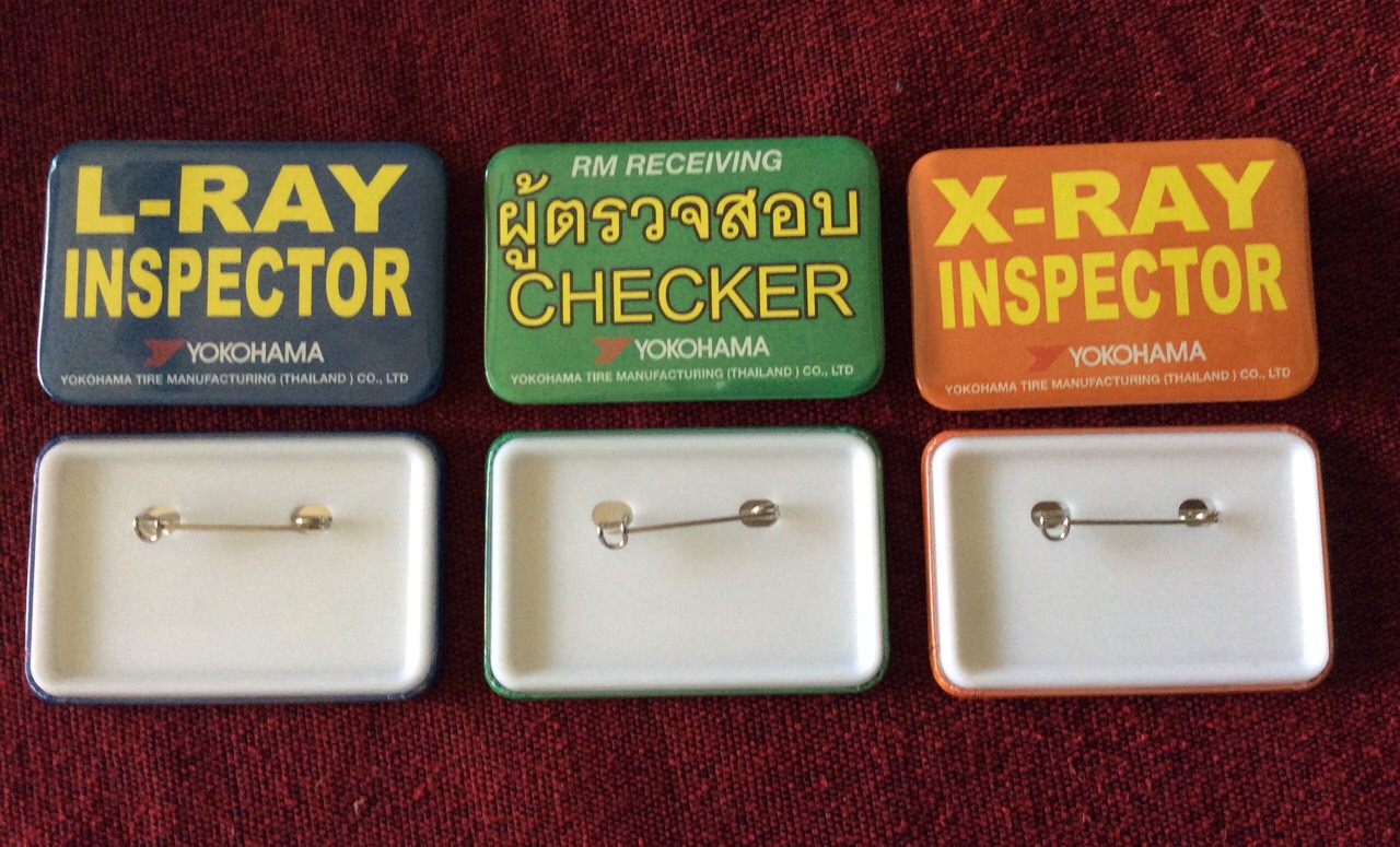 เข็มกลัดสี่เหลี่ยมผืนผ้า รับทําเข็มกลัดสี่เหลี่ยผืนผ้า