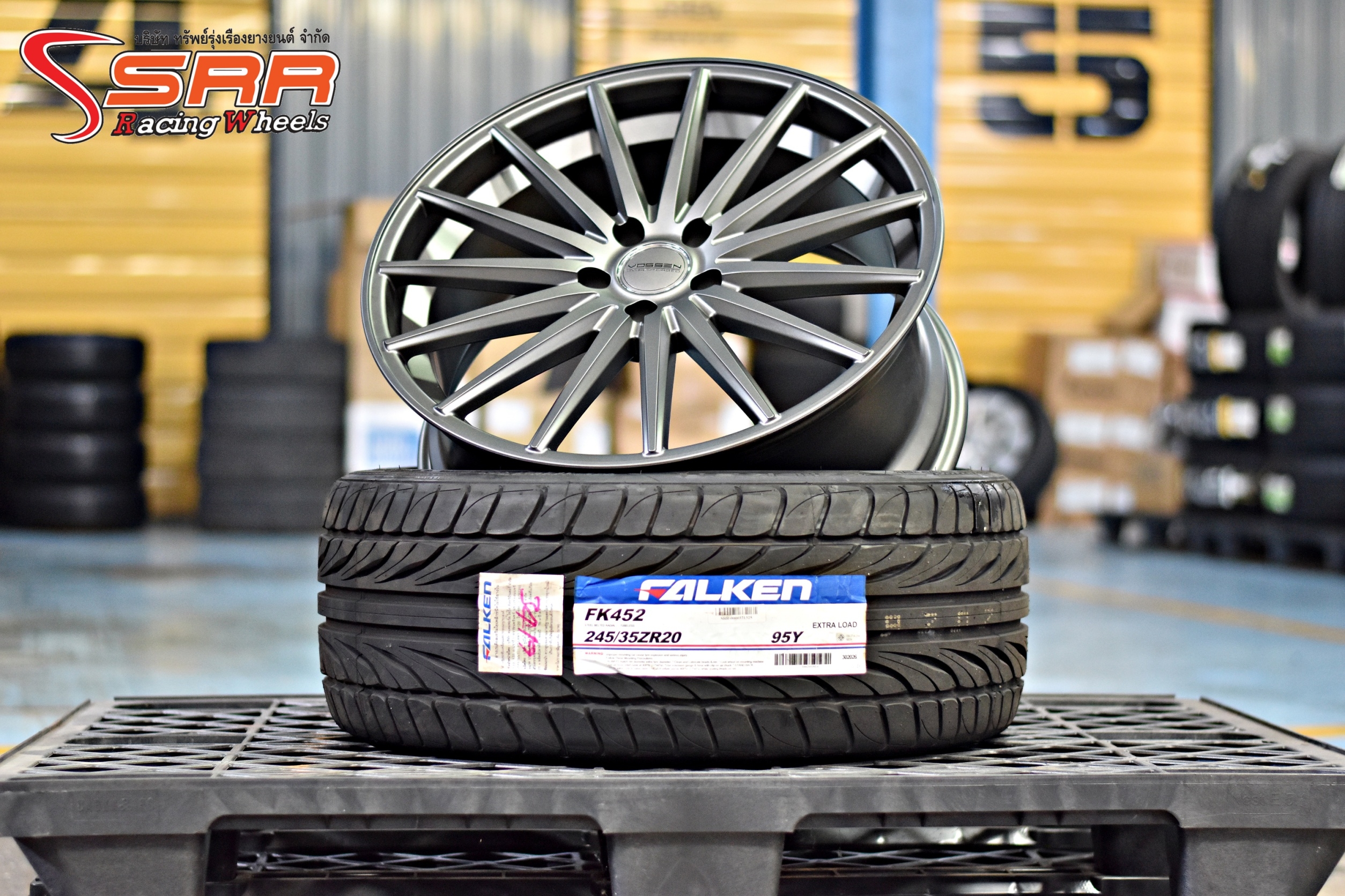 ล้อพร้อมยาง VF2-737 ขอบ20 โปรลดราคากระหน่ำ ล้อกว้าง8.5/9.5 offset+40/45 PCD