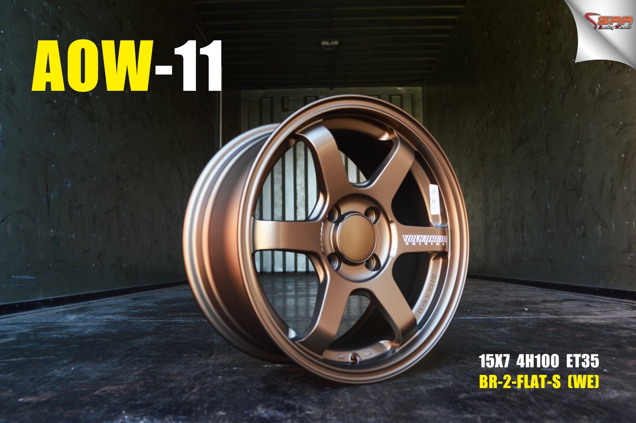 AOW11 TE37 FLOWFORMING ขอบ15 ก้านกลึงมาใหม่
