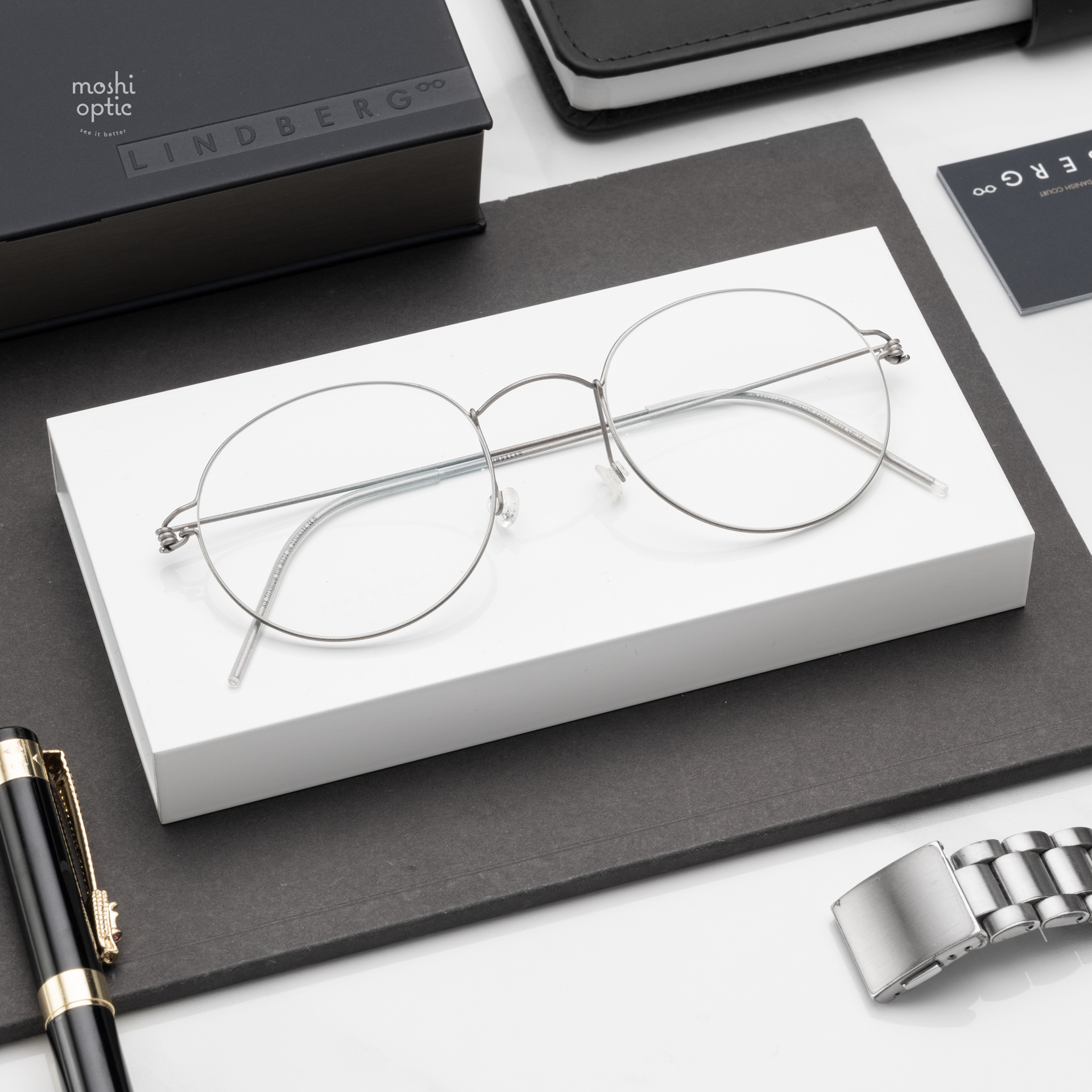 แว่นสายตา Lindberg Air Titanium Rim 089 1505L Morten 10