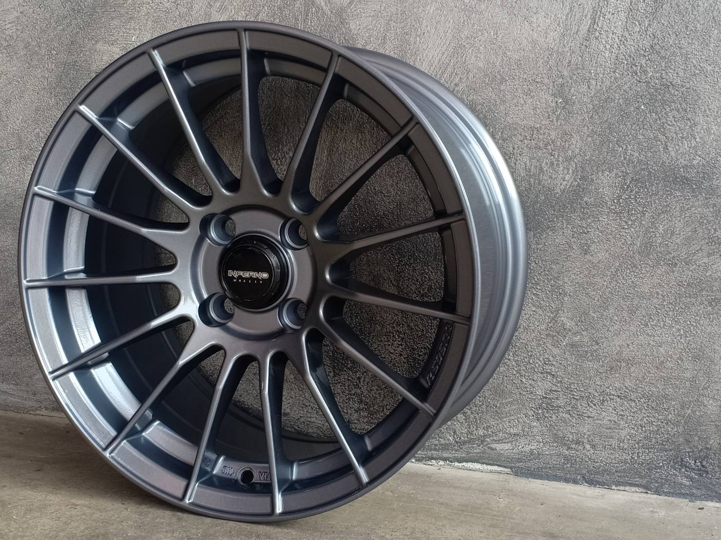 ล้อแม็กขอบ15 193 15X7.5 4X100 35 73.1 GUNMETAL