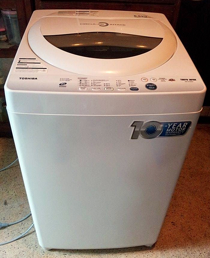 Toshiba รุ่น Star Crystal Drum Hydro Power ขนาด 6.5 กิโล อัตโนมัติ ฝาบน สนใจติดต่อ 086-990-9280