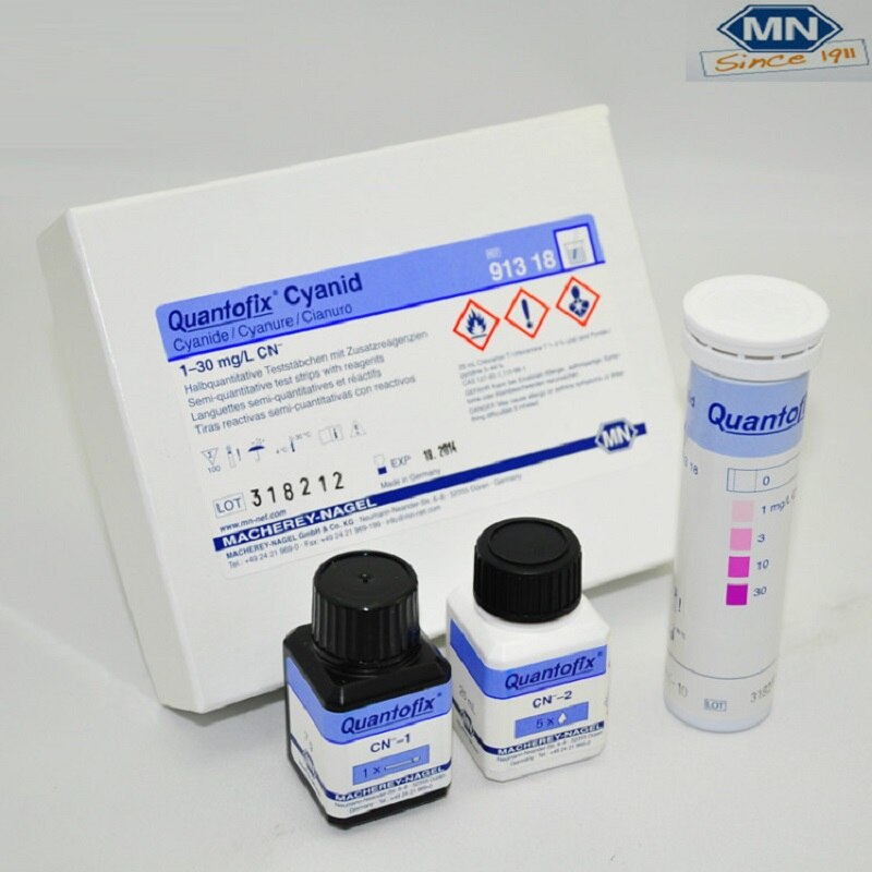 QUANTOFIX® Cyanide test strips 91318 กระดาษทดสอบไซยาไนด์