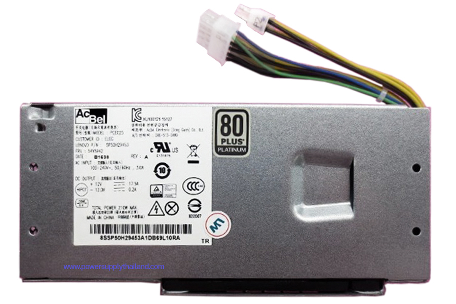 ใหม่ Power Supply Lenovo M700 Desktop ราคาพิเศษ 210W PSU Lenovo M700 พาวเวอร์ ซัพพลาย Lenovo M700 อะไหล่ Lenovo 54Y8941, 54Y8942 PCE025
