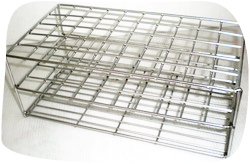 Test tube rack stainless