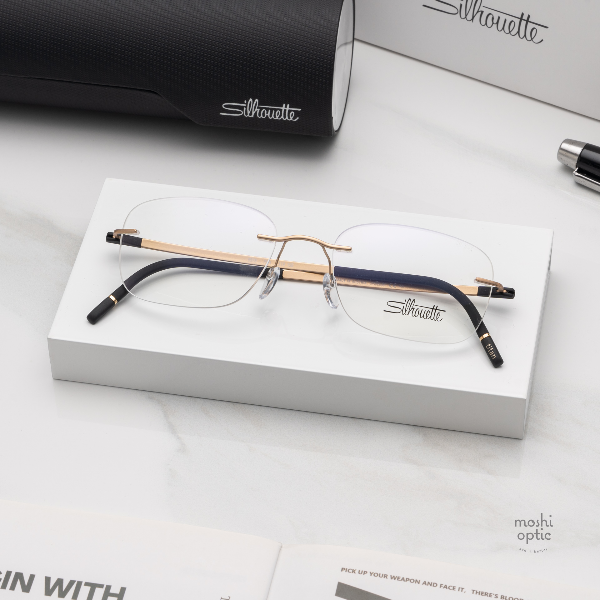 กรอบแว่น Silhouette The Dawn Dynamics 5573 CR 7531