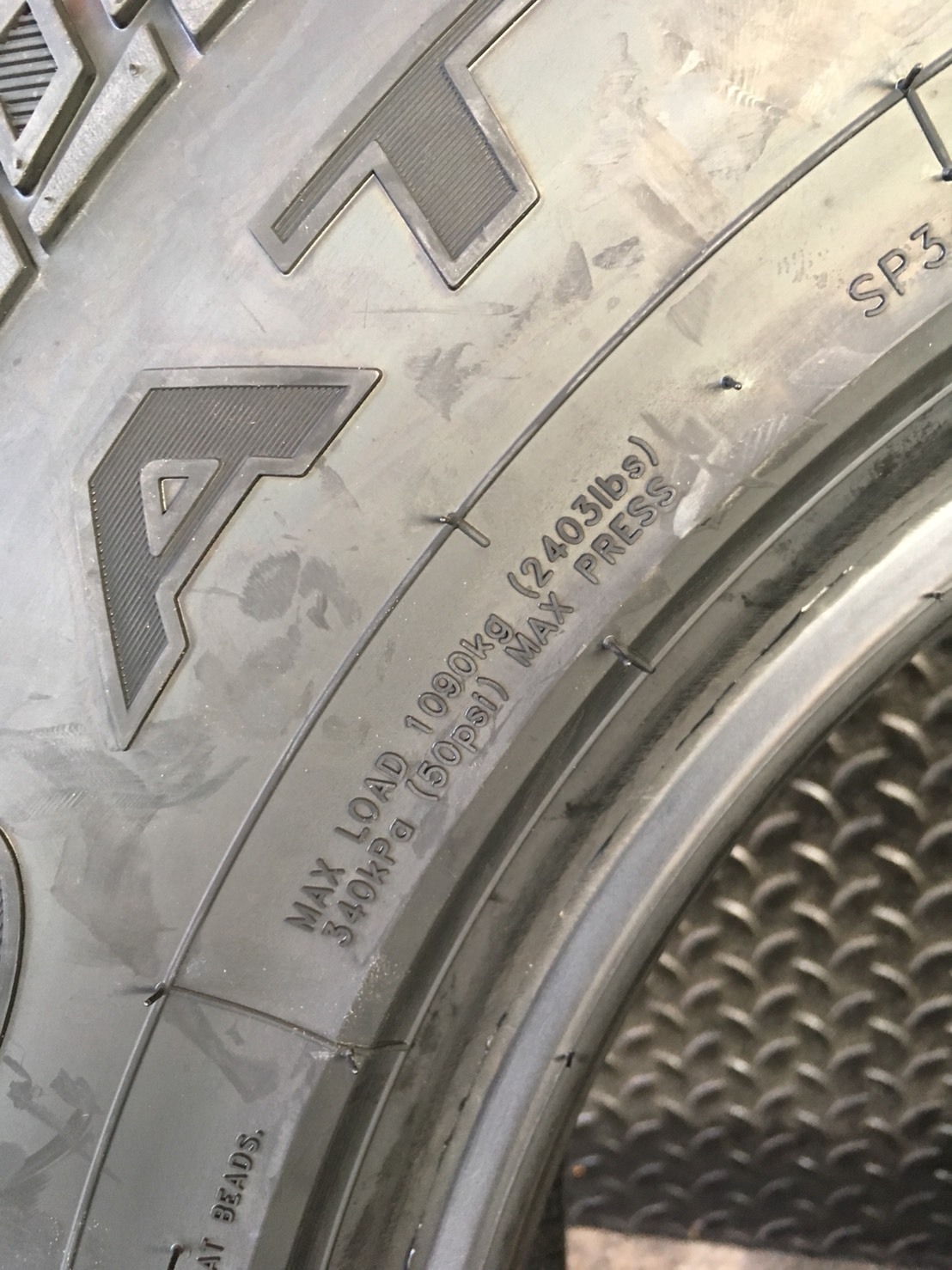 GT RADIAL DVENTURO AT3 245-70-16 เส้น 2900 ปี 18 ปกติ 3500