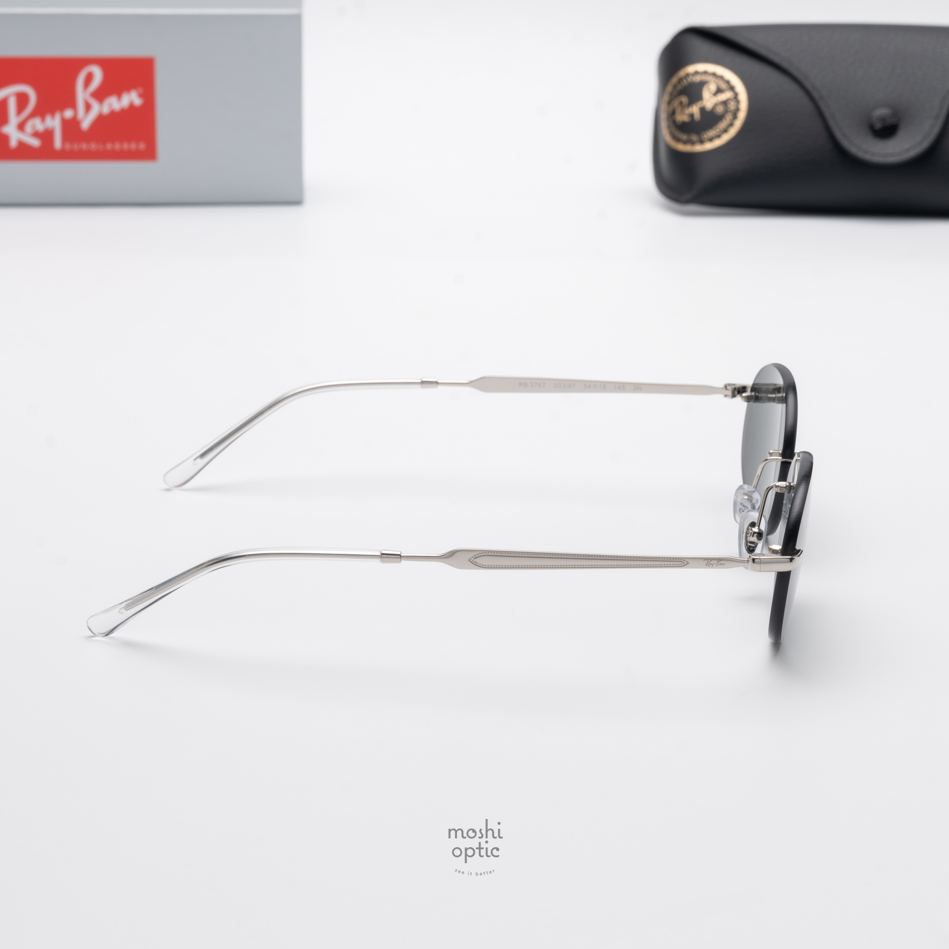 Ray-Ban RB3767 003/87 Silver Dark Grey