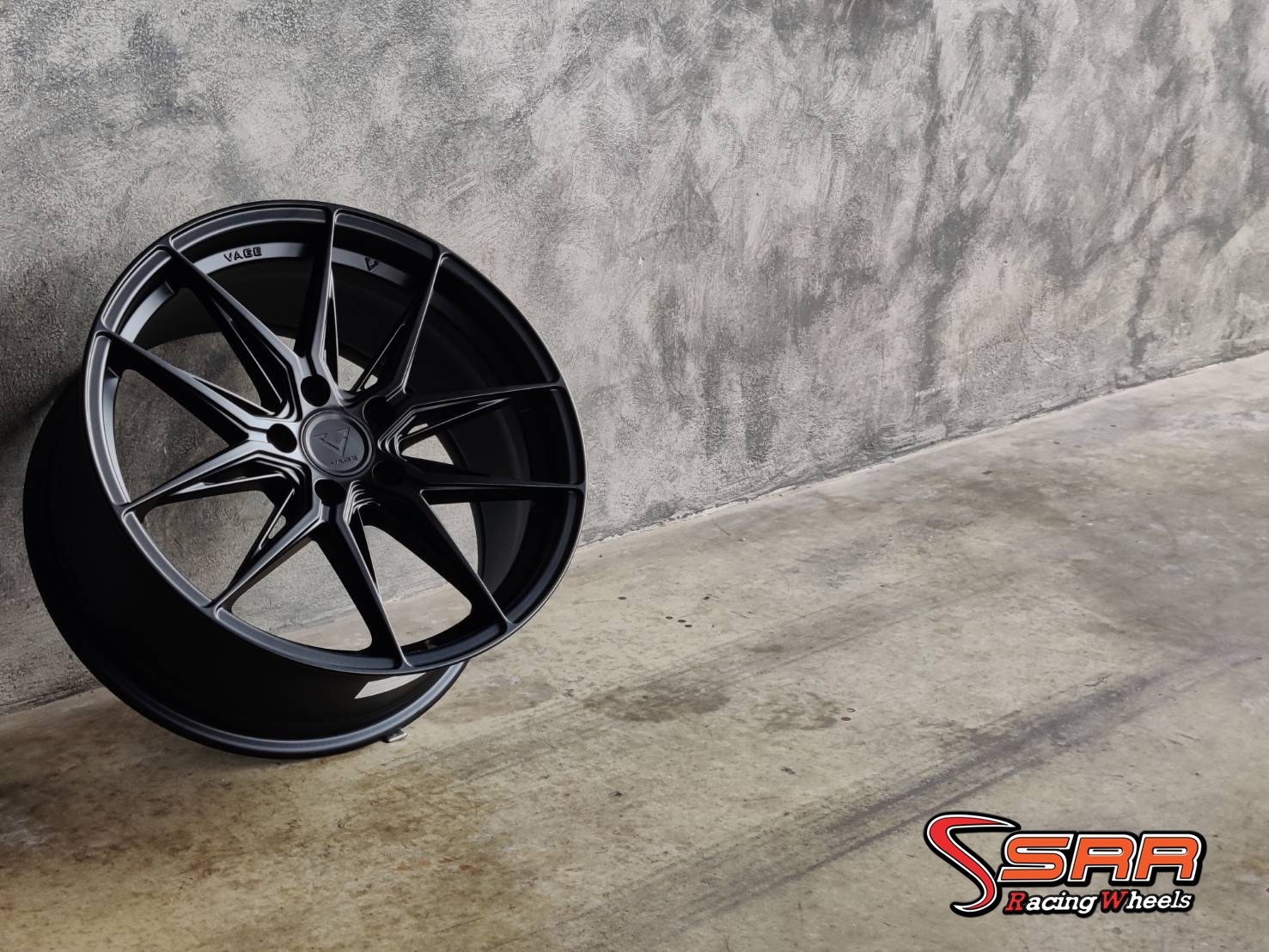 VAGE VF02 18X8.5 5X113 35 ALUMITE BLACK FLAT (ดำด้าน)